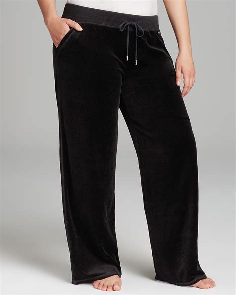 michael kors velour pull on pants|Michael Kors straight leg pants.